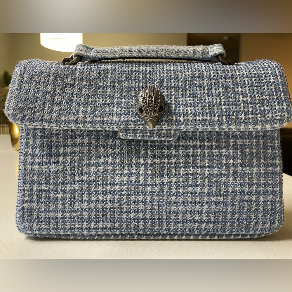 KURT GEIGER LONDON FABRIC KENSINGTON BAG